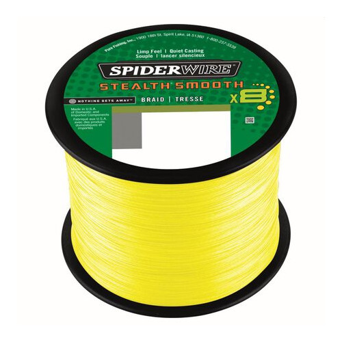 Spider Wire Stealth Smooth 8 Yellow 2000m 0,06mm