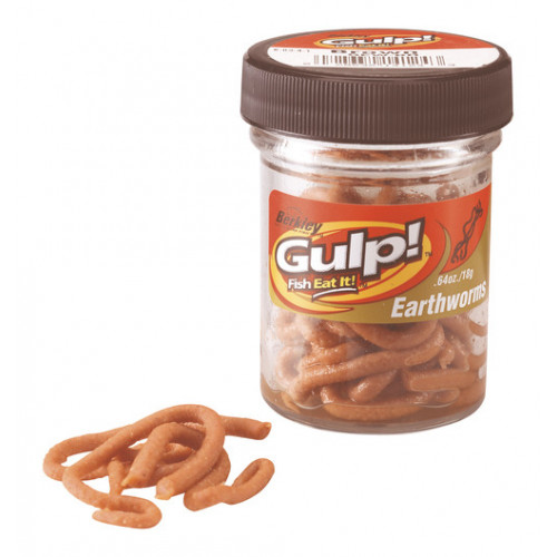 Gulp Eartworms/Natural Brown