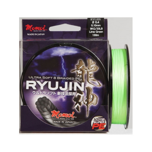 Ryujin 0.16mm/12kg/25lb 150m lime green