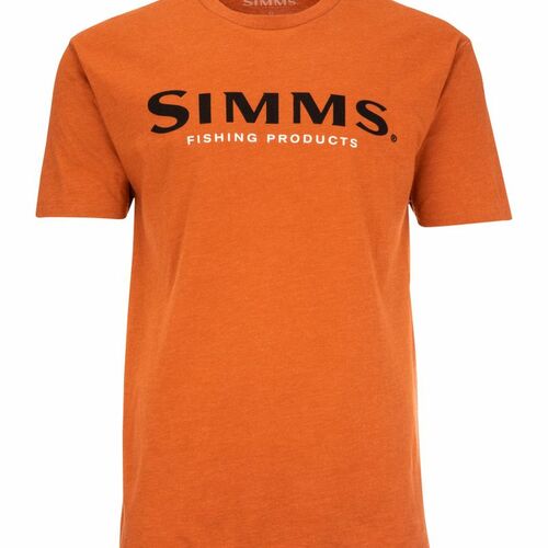 Simms Logo T-Shirt Adobe Heather XL - XL