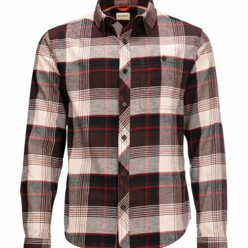 Dockwear Cotton Flannel Mahogany Red Plaid S - S