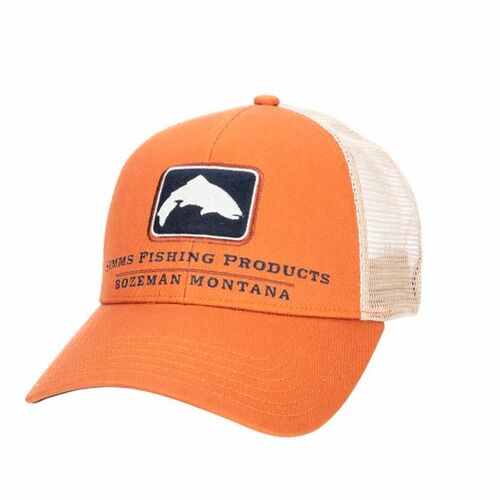 Trout Icon Trucker Simms Orange - One size (adjustable)